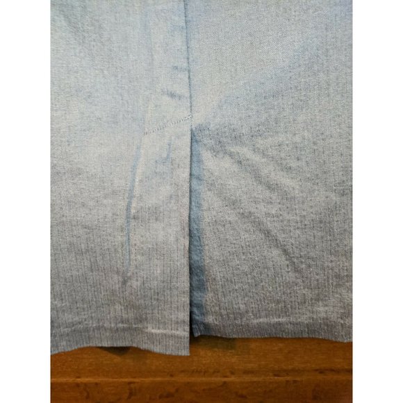 Maurices Pencil Skirt Size 1/2 Gray Modest Straight Juniors - Picture 5 of 6